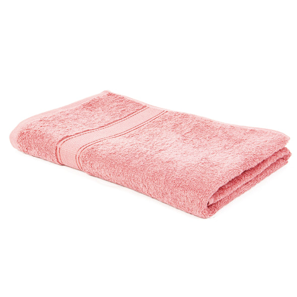 Zero Twist Yarn 100% Cotton Ultra Luxury 500 GSM Bath Towel- Baby Pink