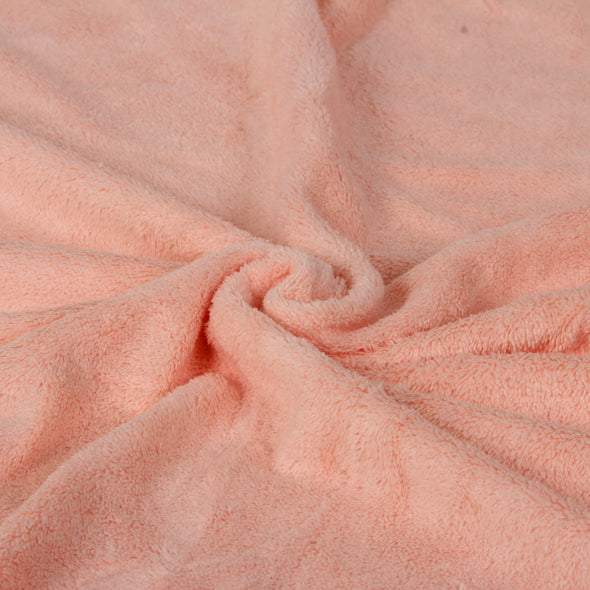 Coral Fleece Bath Towel Peach , 360 GSM