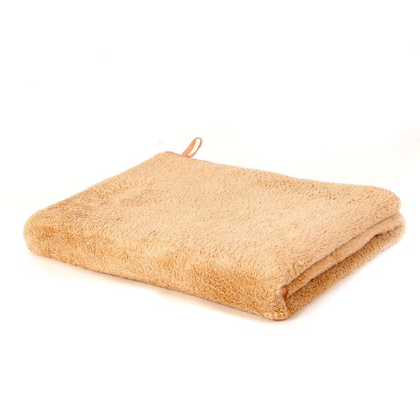 Coral Fleece Bath Towel Beige , 360 GSM